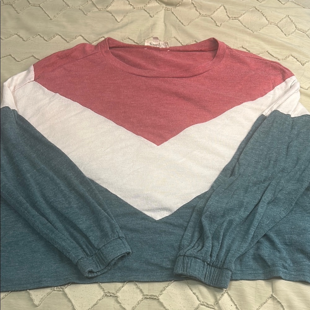 Listicle Red Knit Top
